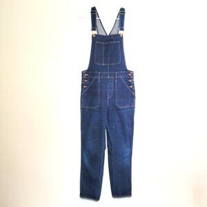 Madewell Women's Denim Overall Bibs Size Large Adjustable Straps Farmcore